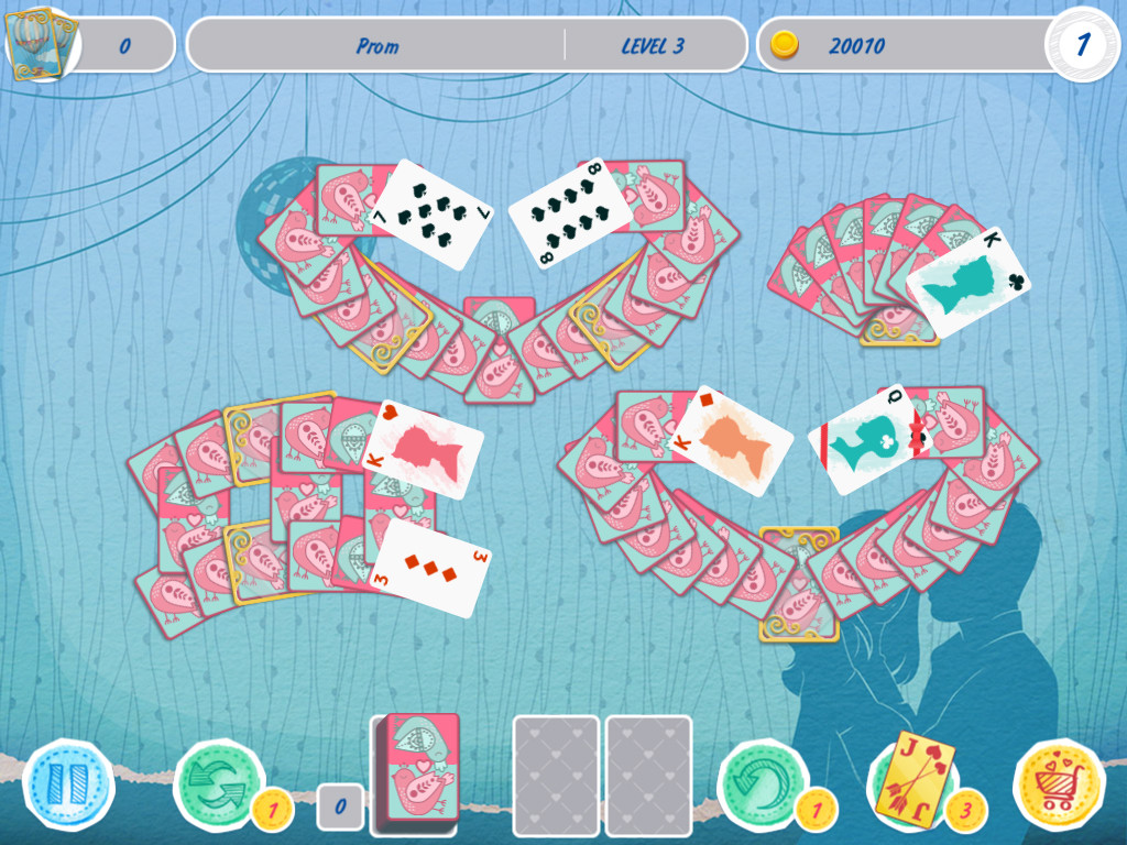 Solitaire Match 2 Cards. Valentine's Day中文版 Solitaire Match 2 Cards